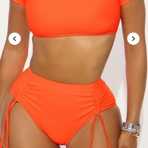Fashion Nova Bright Orange Bikini Set | NWT | Size 1X